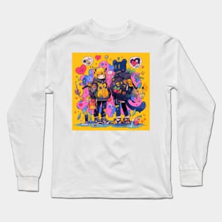 Mystical Doodle Meditator Long Sleeve T-Shirt